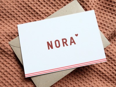 Geboortekaart Nora