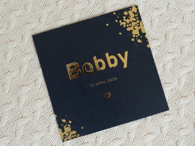 Geboortekaart Bobby