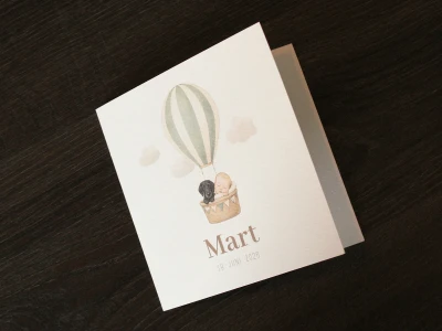 Geboortekaart Mart