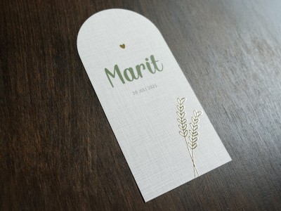 Geboortekaart Marit